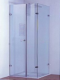 Frente de ba&ntilde;o de un fijo y una hoja abatible