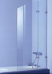 Angular de ducha con hoja abatible y 2 fijos