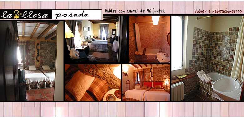 Habitaciones camas de 90 cms en Casa Rural en Cantabria, junto a la playa de Somo y la Bah&iacute;a de Santander. Turismo Rural de Calidad, Habitaciones y Apartamentos. Vivienda Rural. Tel&eacute;fono 942.51.06.02.