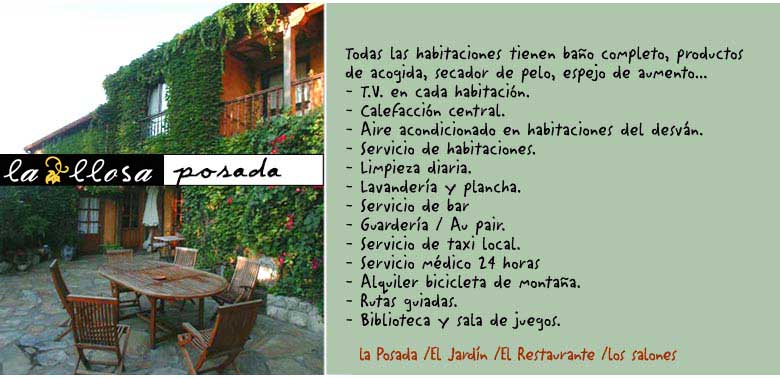 Servicios de Casa Rural en Cantabria, junto a la playa de Somo y la Bah&iacute;a de Santander. Turismo Rural de Calidad, Habitaciones y Apartamentos. Vivienda Rural. Tel&eacute;fono 942.51.06.02.