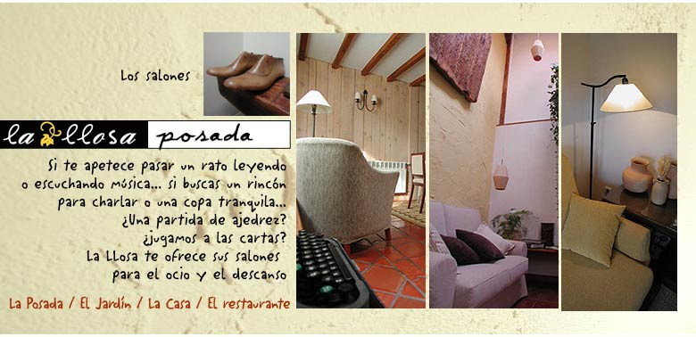 Salones de la Posada la Llosa. Casa Rural en Cantabria, junto a la playa de Somo y la Bah&iacute;a de Santander. Turismo Rural de Calidad, Habitaciones y Apartamentos. Vivienda Rural. Tel&eacute;fono 942.51.06.02.